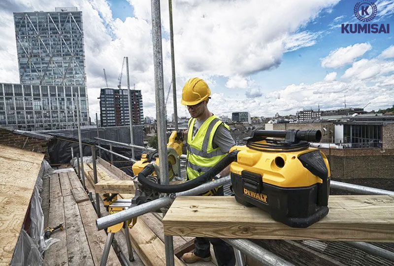 Ứng dụng máy hút bụi Dewalt