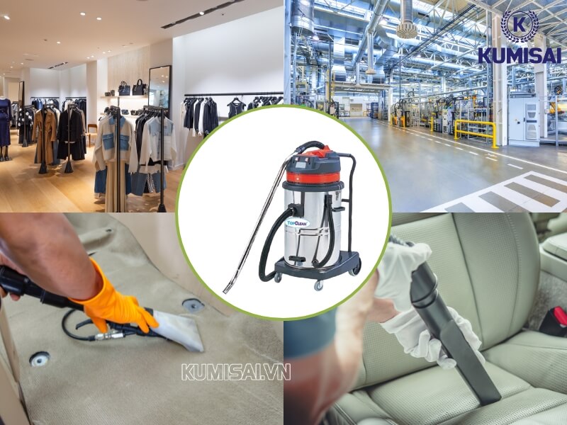 Khám phá ứng dụng của máy hút bụi công nghiệp TopClean TC 70S Khám phá ứng dụng của máy hút bụi công nghiệp TopClean TC 70S