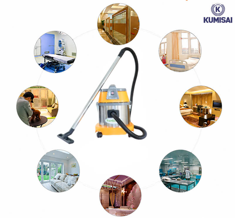 Phạm vi ứng dụng của máy hút bụi TC 15S Phạm vi ứng dụng của máy hút bụi TC 15S