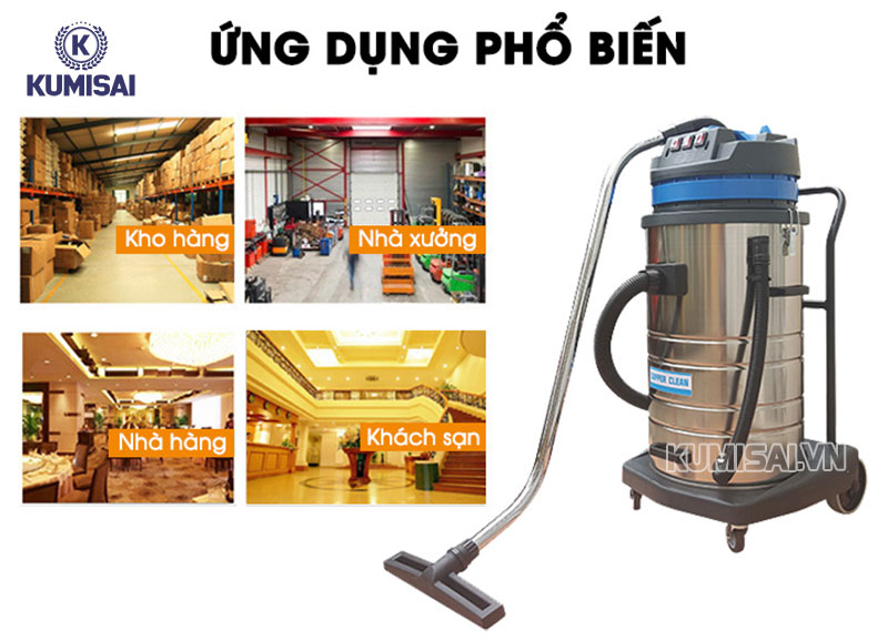 Máy hút bụi di động có tính ứng dụng cao