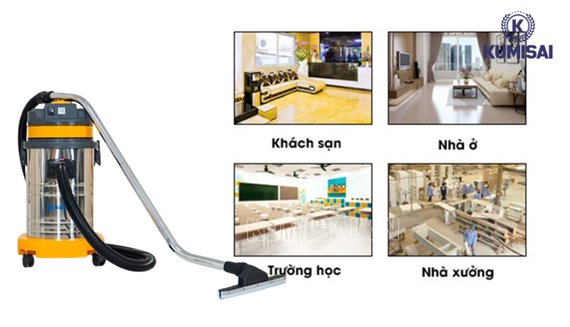 Máy hút bụi Kumisai KMS35 sử dụng phổ biến trong cuộc sống