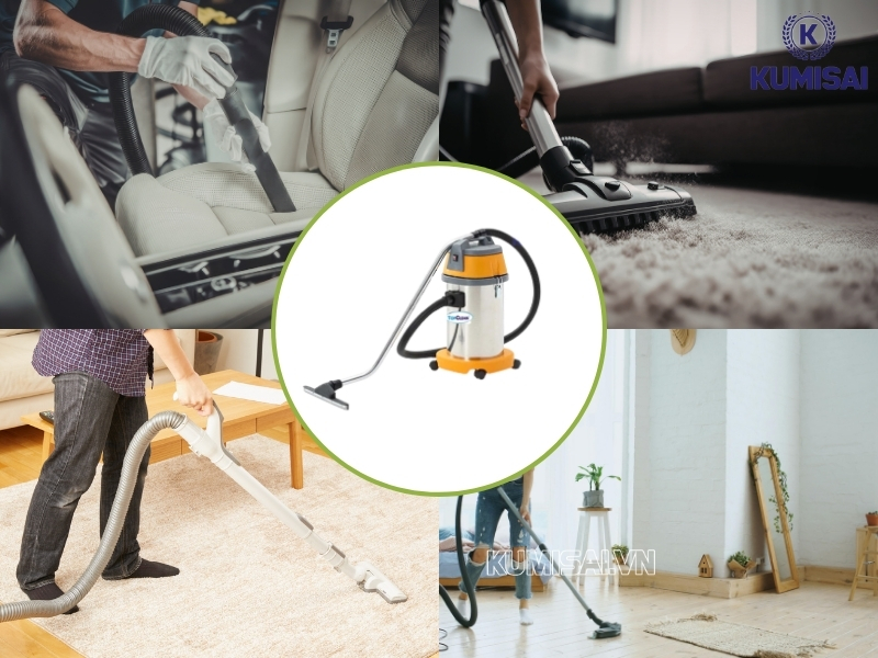 Ứng dụng của máy hút bụi TopClean TC 30S trong thực tế hiện nay