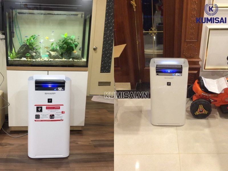 Ứng dụng máy lọc không khí và tạo ẩm Sharp KC-G50EV-W