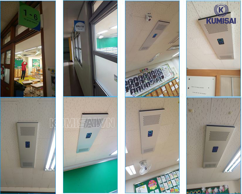 Máy lọc không khí và tiệt trùng PureSys AIO-30 được sử dụng ở nhiều nơi