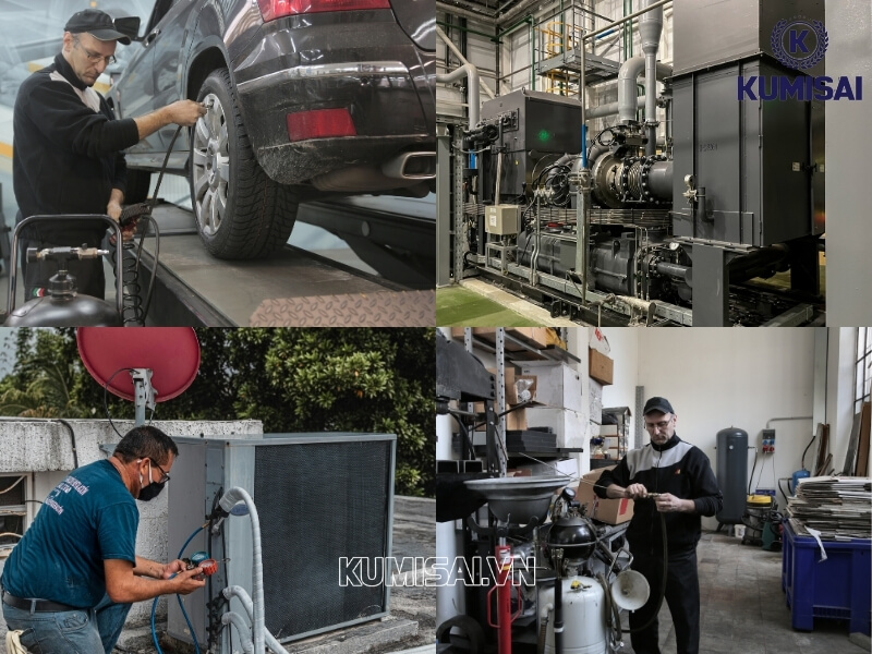 Ứng dụng của máy nén khí 330 lít