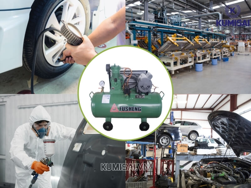 Những ứng dụng phổ biến của máy nén khí Fusheng D-1