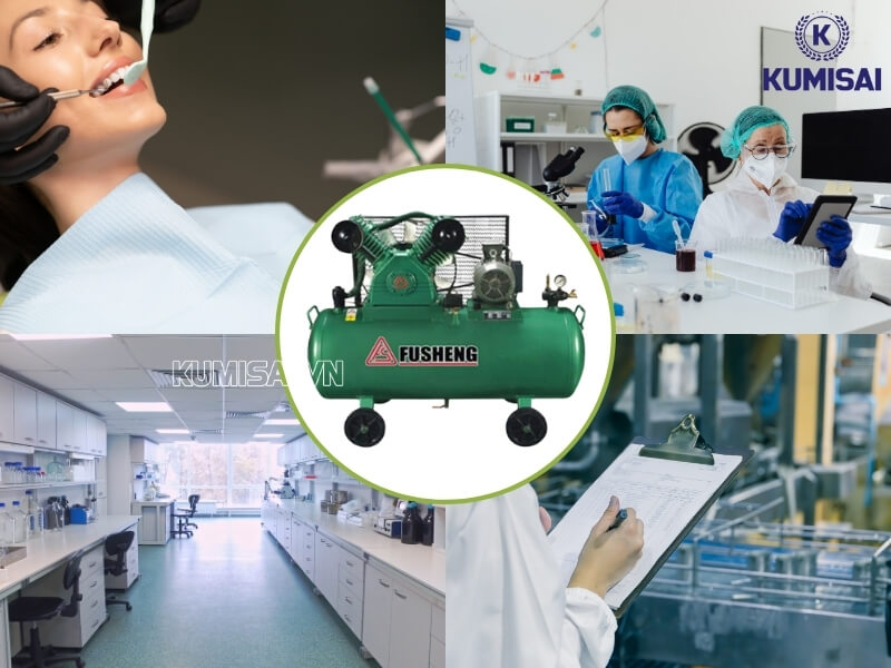 Ứng dụng của máy nén khí Fusheng FVA-30 hiện nay 