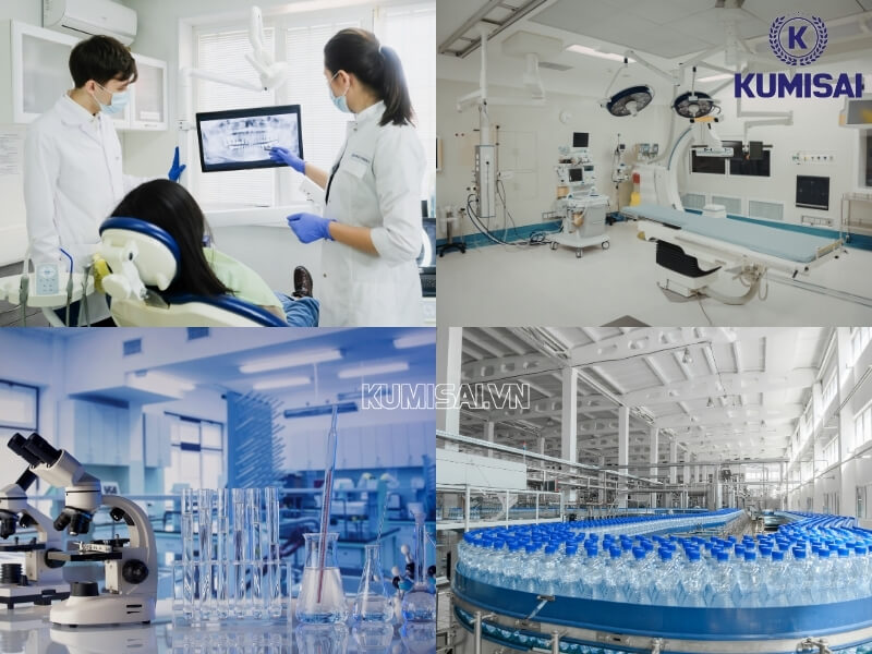 Ứng dụng thực tế của máy nén khí không dầu Fusheng FVA-75