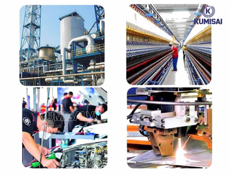 Máy nén khí Pegasus TM-W-1.6/8-500L ứng dụng trong công nghiệp nặng