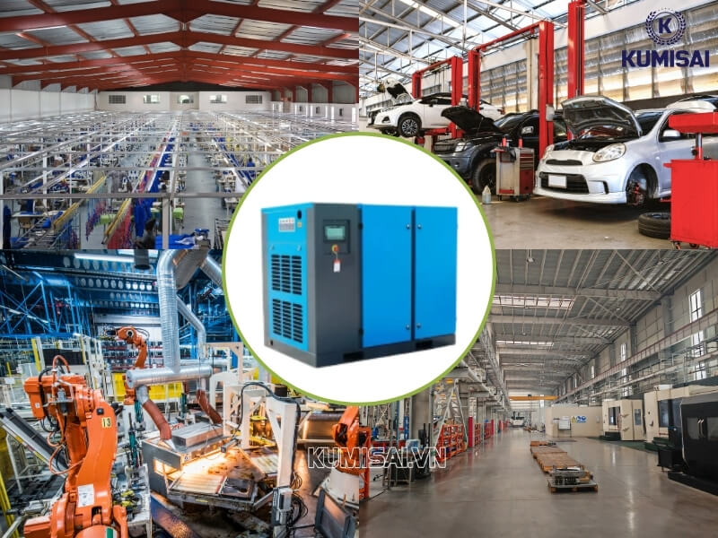 Ứng dụng của máy nén khí Pegasus TMPM150A trong các ngành nghề hiện nay