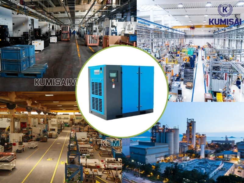 Ứng dụng của máy nén khí trục vít Pegasus TMPM175A