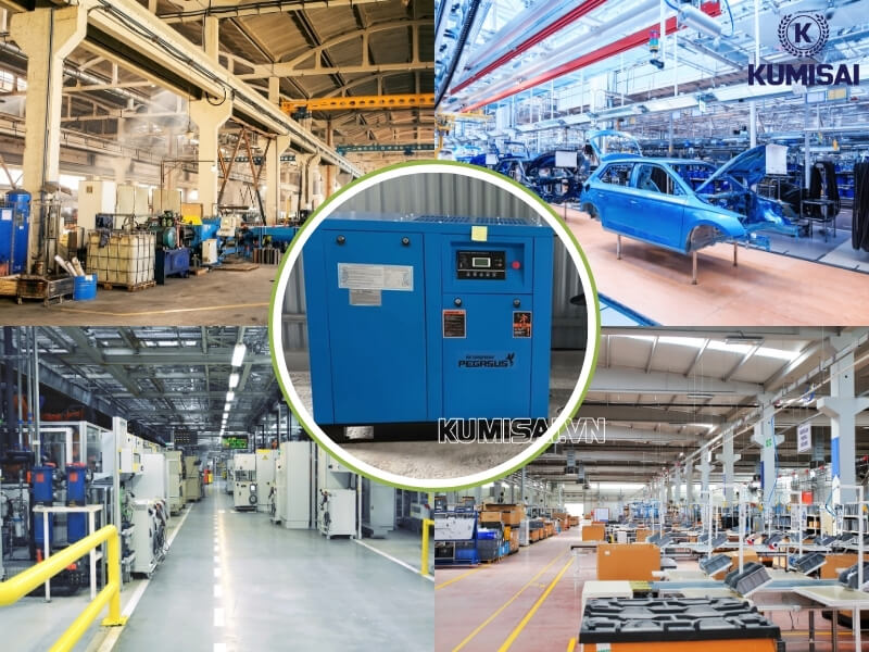 Ứng dụng trong thực tế của máy nén khí Pegasus TMPM50A