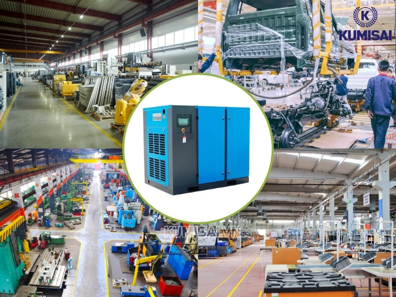 Ứng dụng của máy nén khí Pegasus TMPM75A trong thực tế