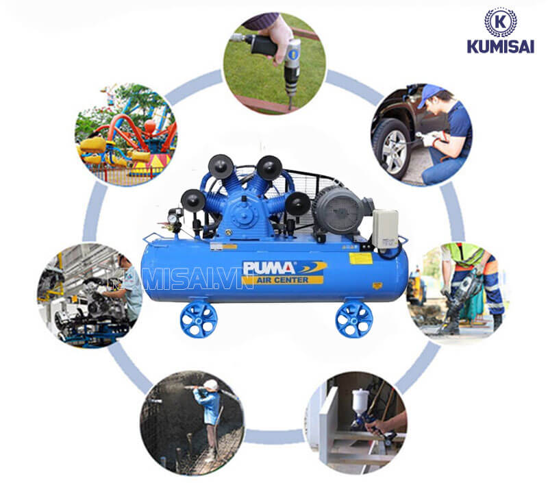 Máy nén khí Puma PX-300300 ứng dụng linh hoạt trong mọi hoạt động