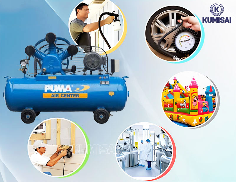 Máy nén khí Puma PK5160 ứng dụng phổ biến trong cuộc sống 