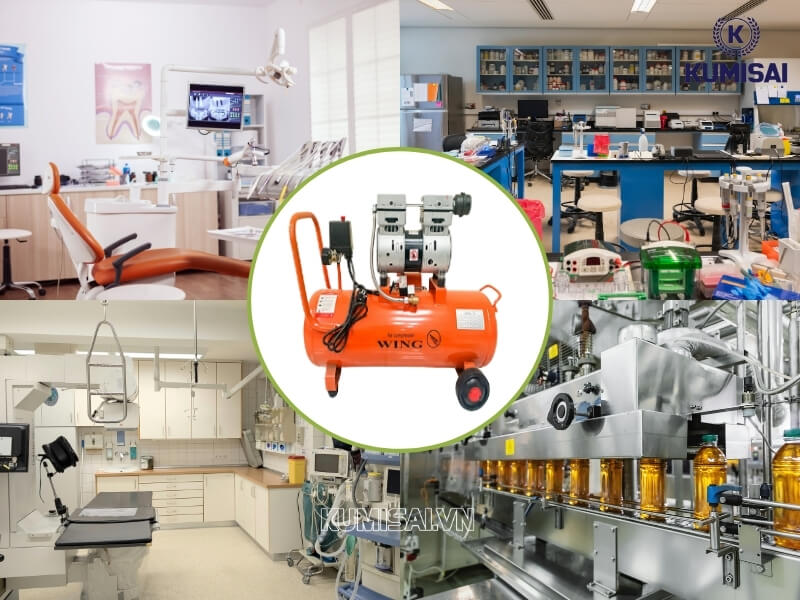 Ứng dụng trong thực tế của máy nén khí Wing TW-OF750-35L