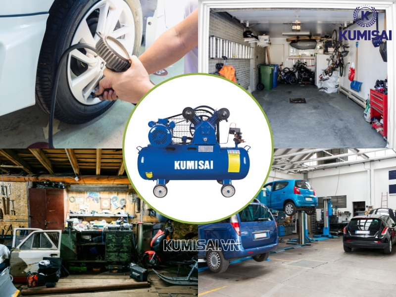 Ứng dụng của máy nén khí Kumisai KMS-1570 trong đời sống
