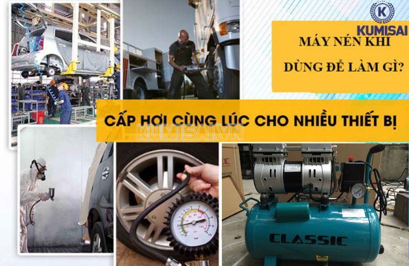 Ứng dụng của máy nén khí Nhật Bản trong các ngành công nghiệp