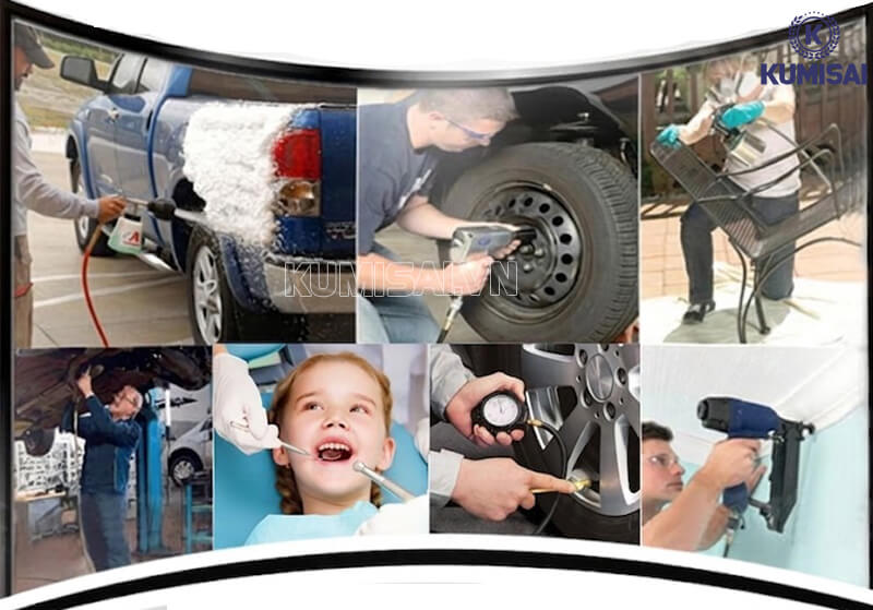 Ứng dụng máy nén khí piston trong đời sống và sản xuất