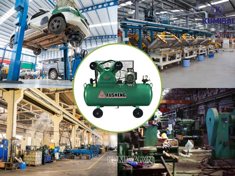 Ứng dụng của máy nén khí piston Fusheng D-3F