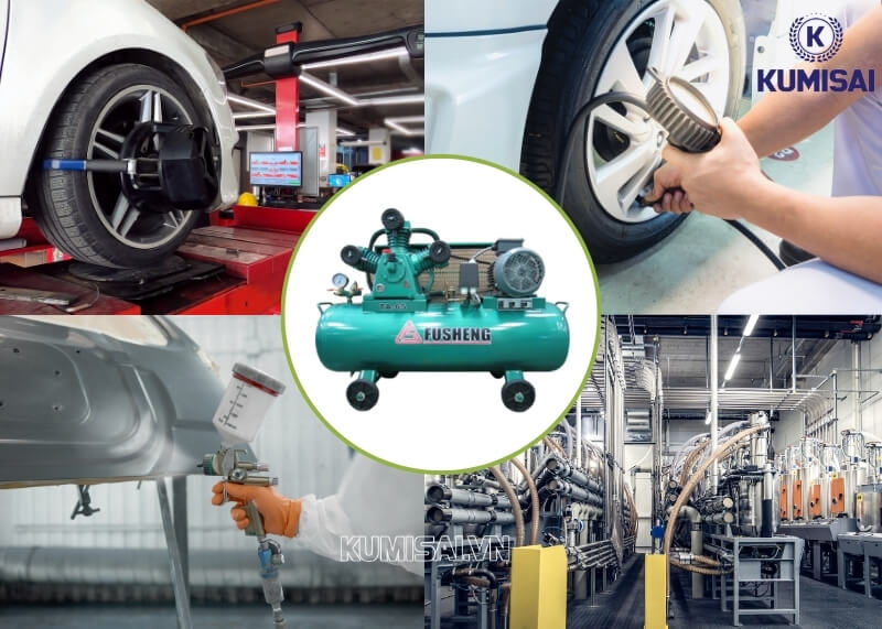 Ứng dụng của máy nén khí piston Fusheng TA-65(3F)