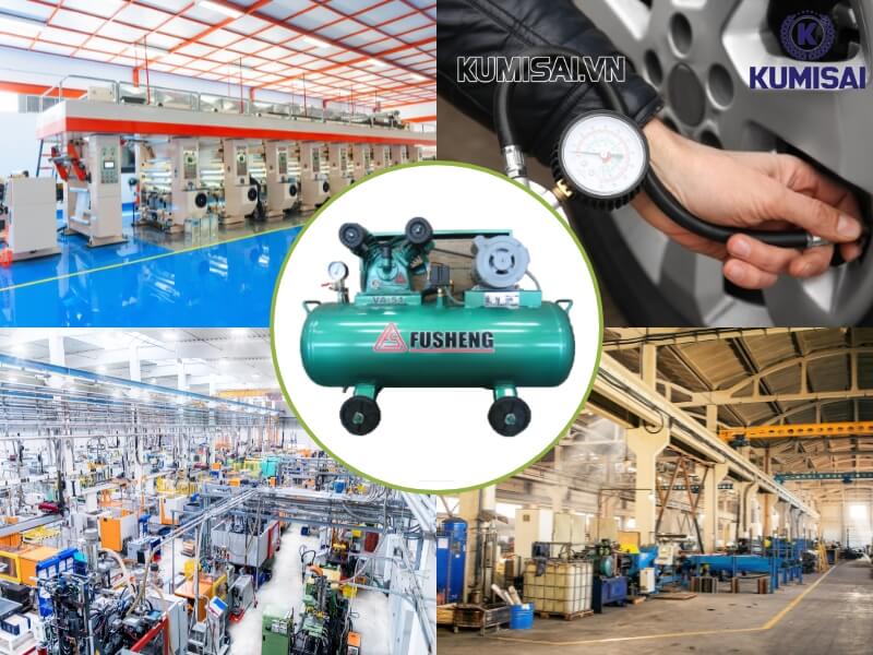 Ứng dụng của máy nén khí Fusheng VA51 trong đời sống hiện nay