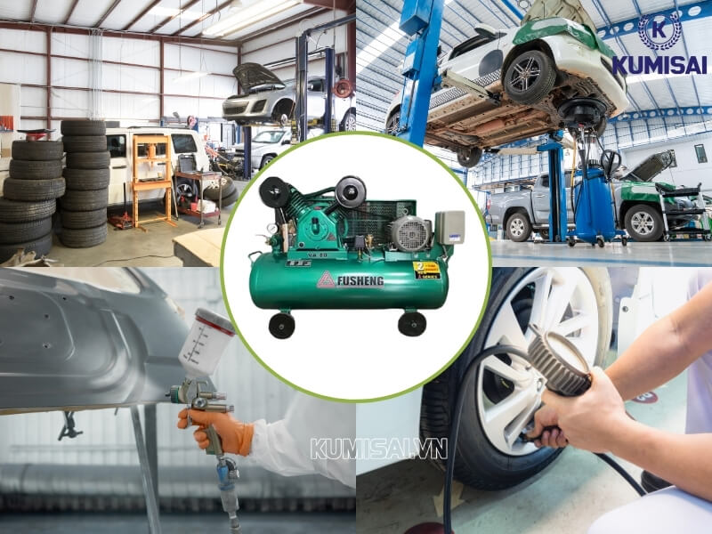 Ứng dụng của máy nén khí Fusheng VA80 trong đời sống thực tế