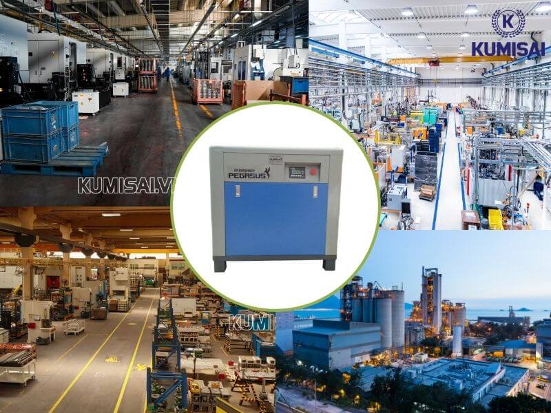 Ứng dụng của máy nén khí Pegasus TMPM10A