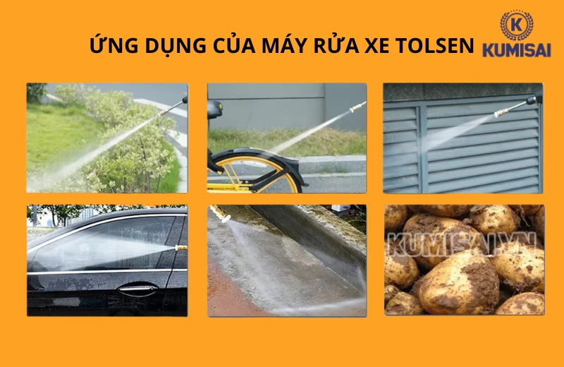 Ứng dụng thực tiễn của máy phun rửa xe Tolsen Ứng dụng thực tiễn của máy phun rửa xe Tolsen
