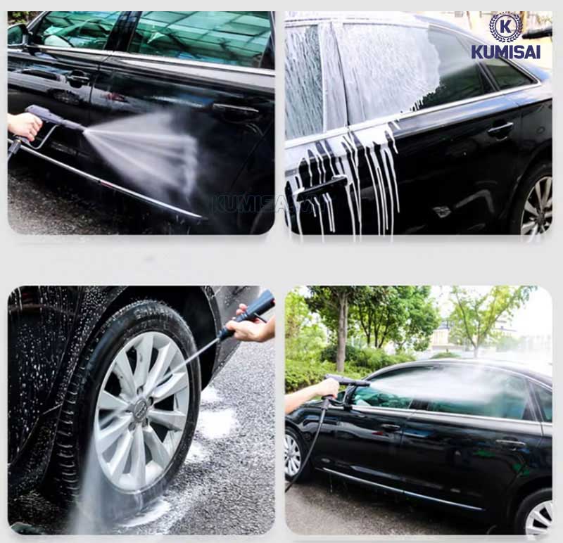 Máy xịt rửa xe Lutian làm sạch nhanh chóng 