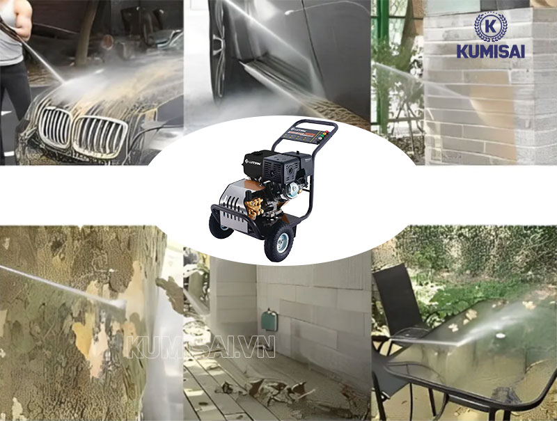Máy xịt rửa xe chạy xăng Lutian 18G36-13A có tính ứng dụng cao