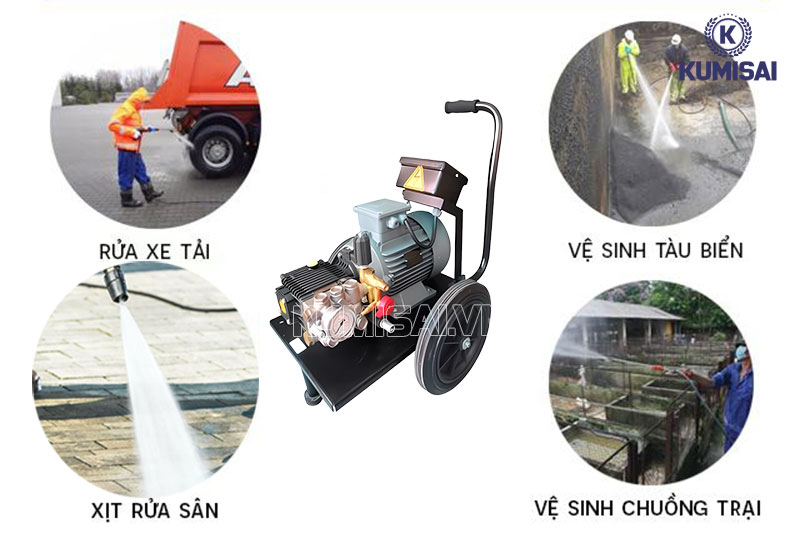 Cấu tạo máy rửa xe cao áp V-jet C250/13