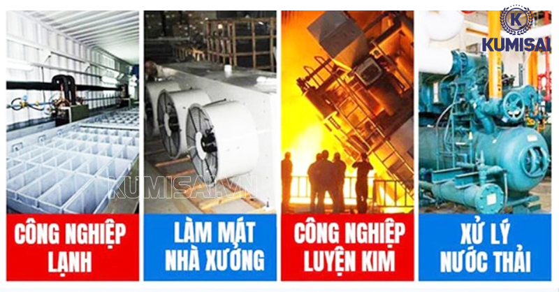 Ứng dụng tháp giải nhiệt Kumisai KMS 1000RT
