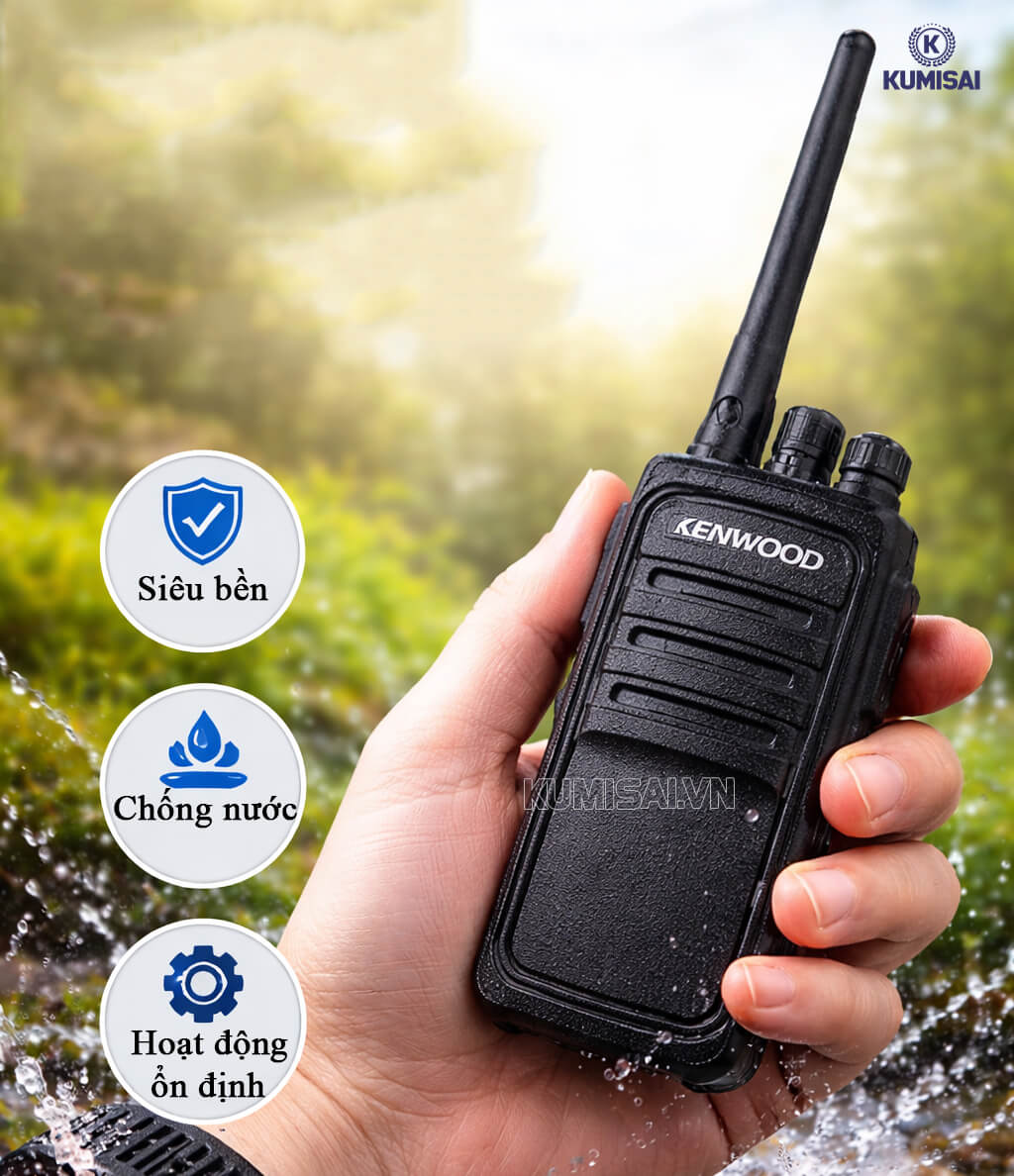Ưu điểm máy bộ đàm Kenwood TK 1000