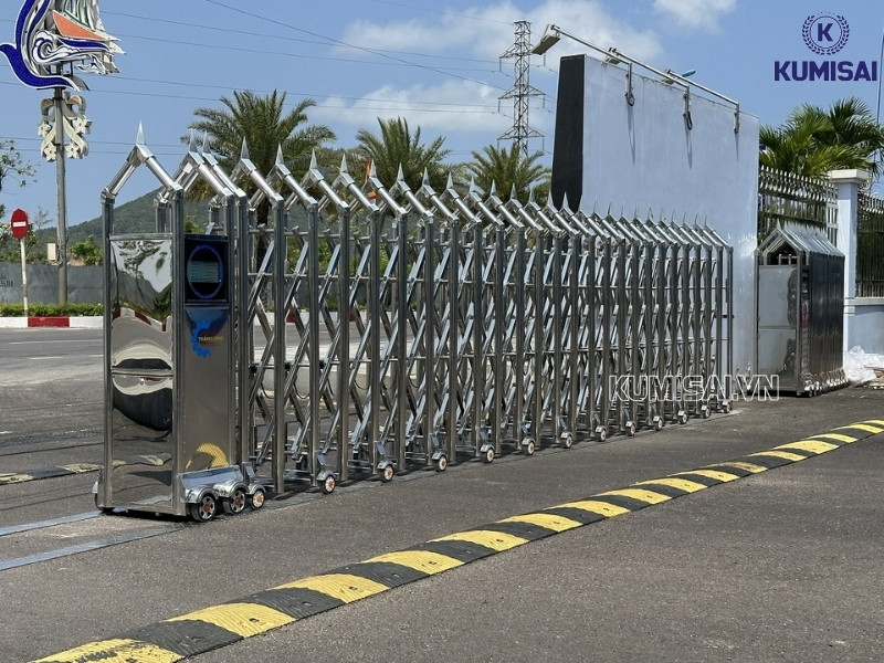 Ưu điểm của cổng xếp lùa tự động