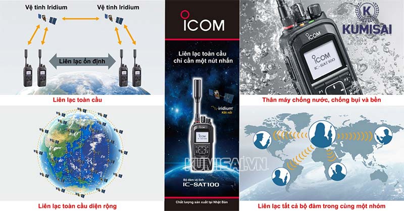 Những model bộ đàm Icom sở hữu nhiều ưu điểm rất nổi bật