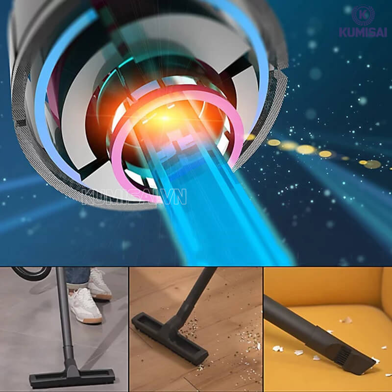 Máy hút bụi công nghiệp 20L làm sạch hiệu quả, nhanh chóng