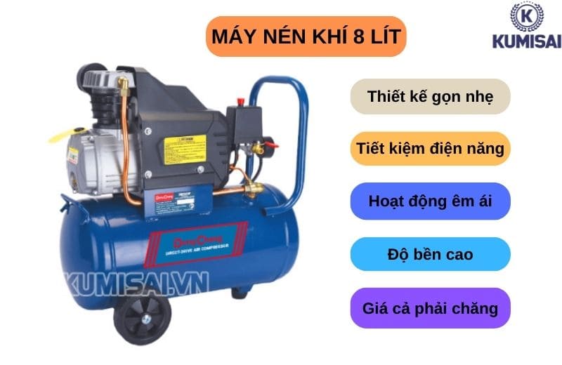 Ưu điểm của máy nén khí 8L