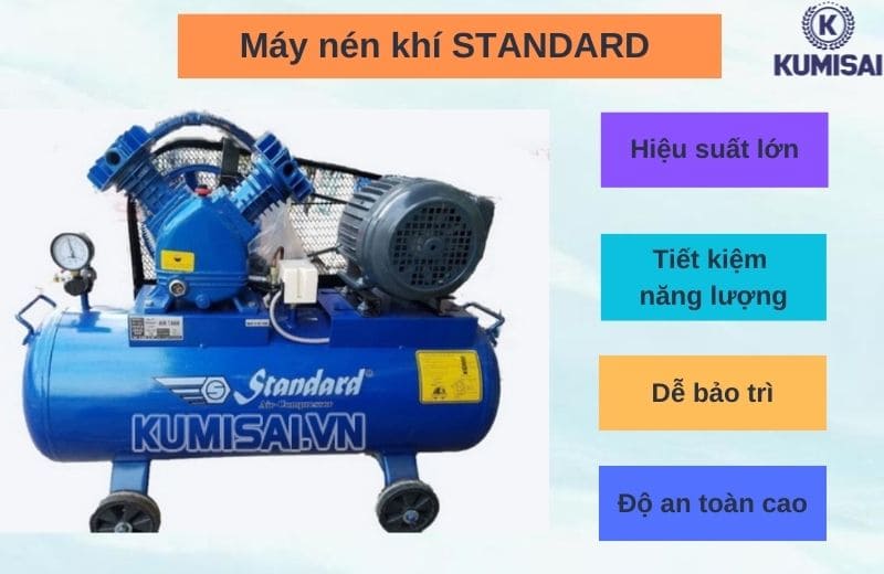 Ưu điểm của máy nén khí Standard thu hút người dùng Ưu điểm của máy nén khí Standard