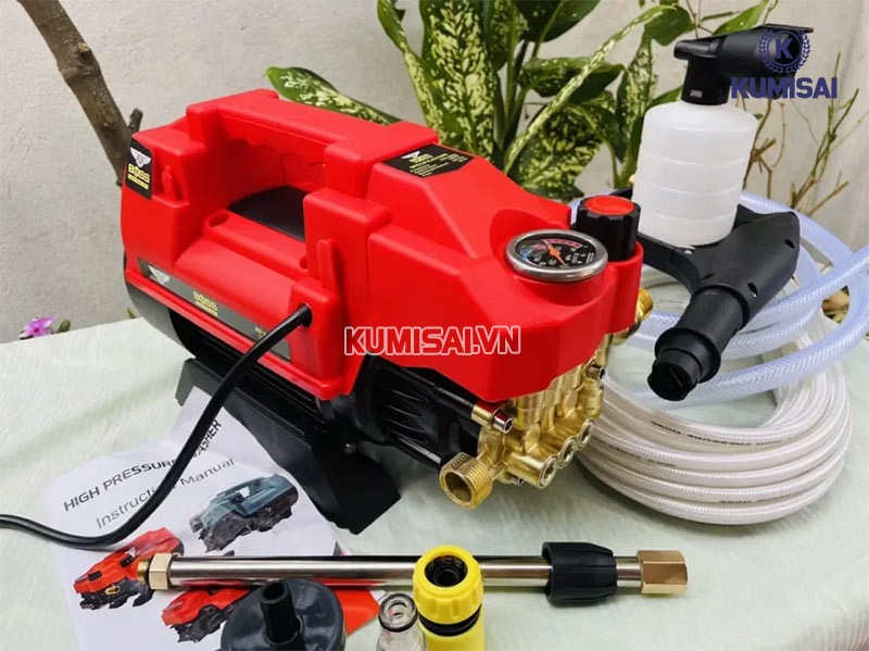 Máy rửa xe 3500W hiện đại, áp lực lớn