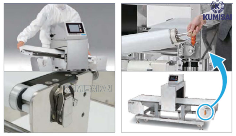 Máy dò kim loại Yamato vận hành dễ dàng, tháo lắp linh hoạt