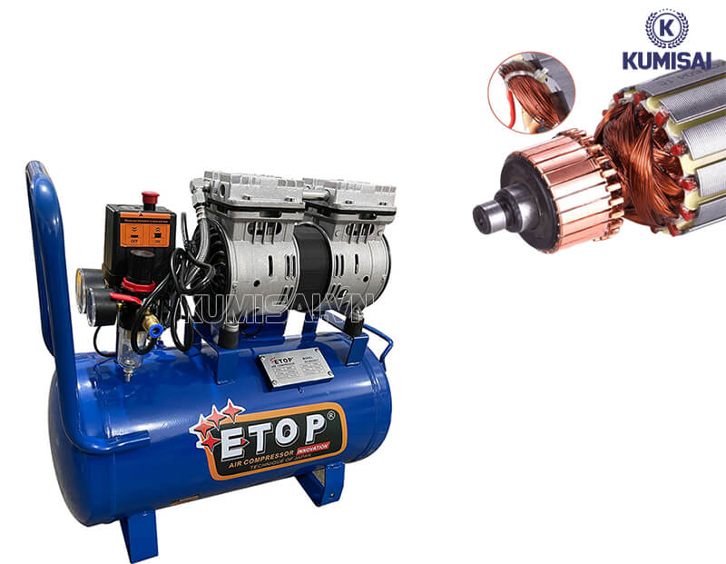 Máy vận hành bằng động cơ lõi đồng bền bỉ