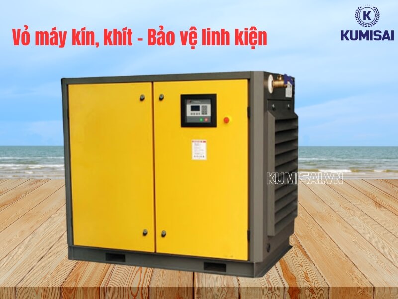 Vỏ máy cứng cáp, bảo vệ an toàn cho linh kiện bên trong