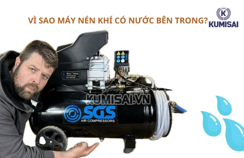 Lý do máy nén hơi bên trong có nước? Lý do máy nén hơi bên trong có nước?