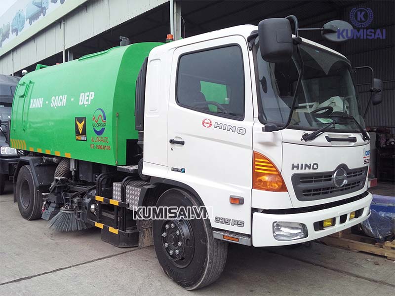 Xe quét rác đường phố 6 khối Hino FG 6m3