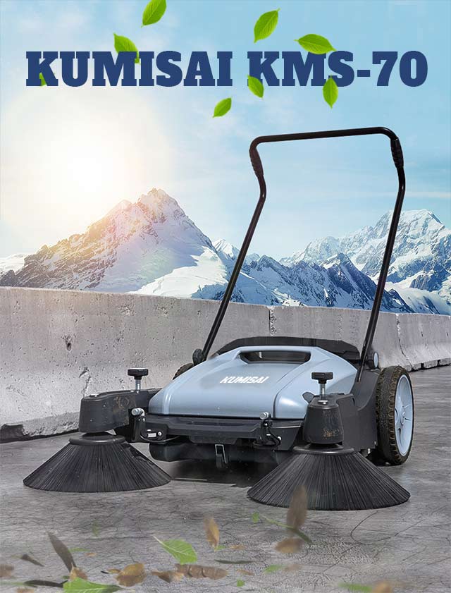 Xe quét rác Kumisai KMS-70 với độ tiện dụng cao