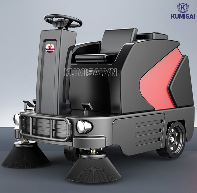 Tìm hiểu xe quét rác ngồi lái DQC - Tech 6F