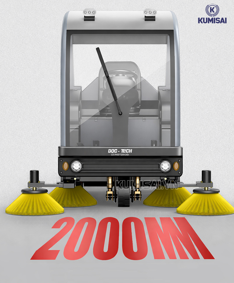 DQC - Tech 9F có độ rộng làm sạch lớn